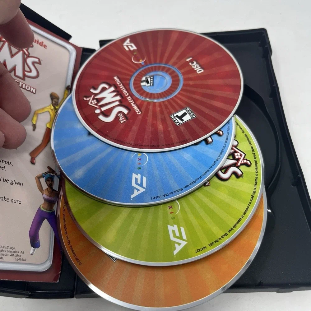 Sims: Complete Collection (PC: Windows, 2005) 4 Discs And Manual